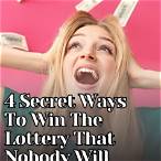 tips on winning the lottery